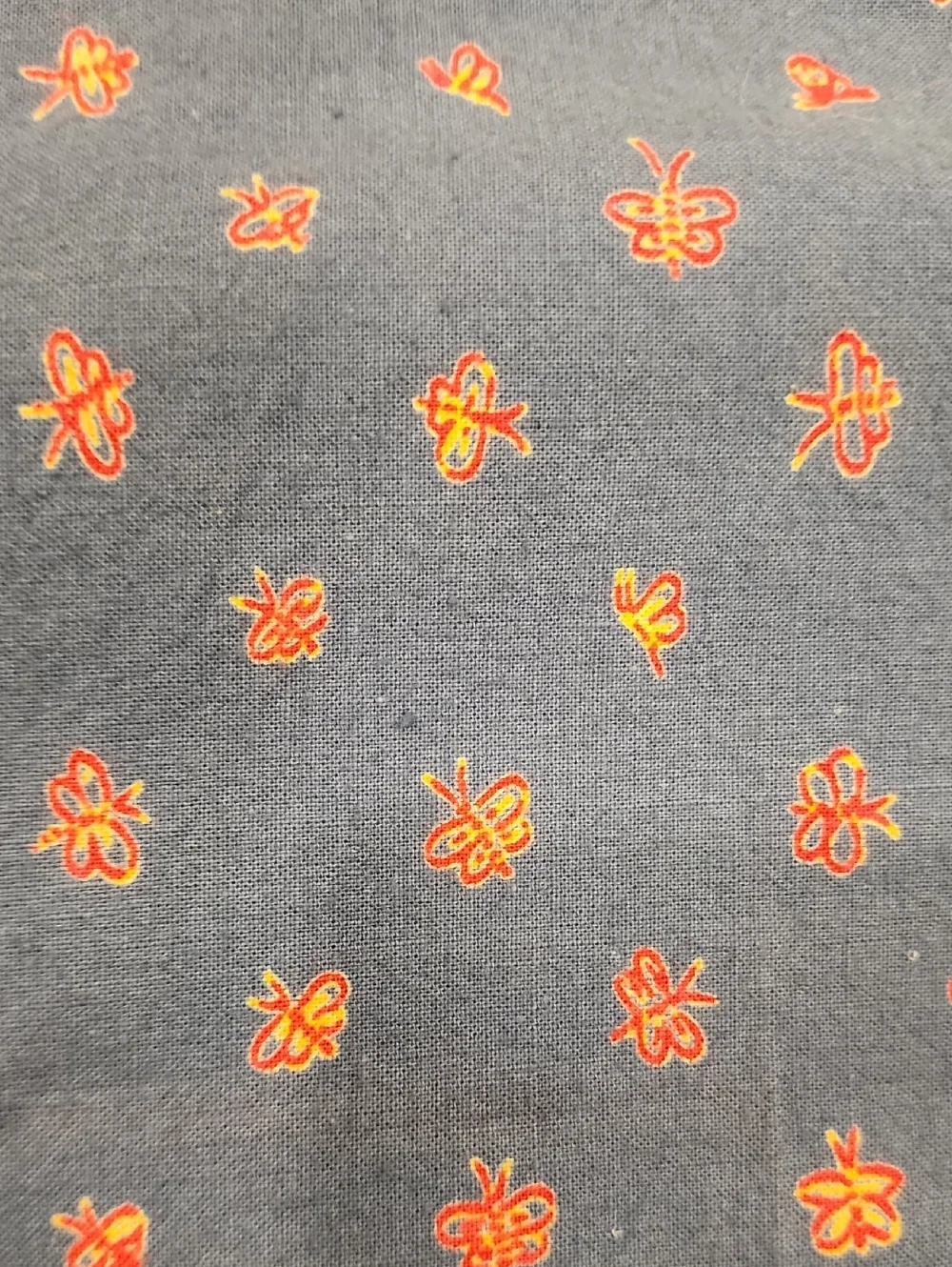 Vintage William Sonoma 4 Cloth Napkins Butterflies Foliage Berries Blue Red